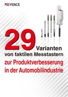 29 Varianten von taktilen Messtastern zur Produktverbesserung in der Automobilindustrie
