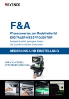 Modellreihe IM F&A: Wissenswertes zur "Modellreihe IM" Digitaler Messprojektor [Bedienung und Einstellung]