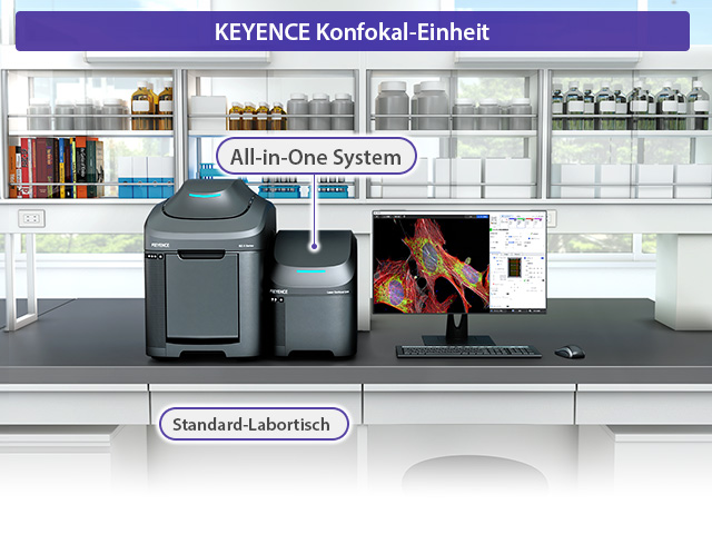 KEYENCE Konfokal-Einheit