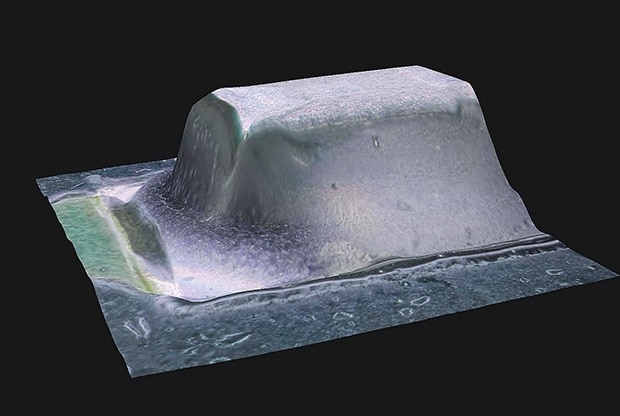 Durch die Entfernung störender Reflexionen können Farbkontrast und Höheninformationen für jeden Pixel erfasst werden, was zur Erstellung einer klaren 3D-Struktur führt.