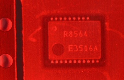 Farbkamerabild: Rote Beleuchtung