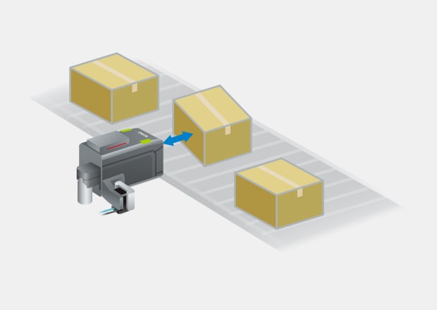 Abstandsänderung außerhalb desDruckbereichs