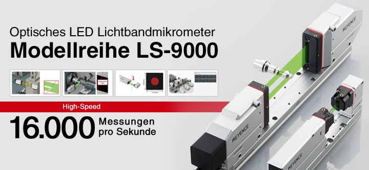Modellreihe LS-9000 Optisches LED Lichtbandmikrometer Katalog (Deutsch)