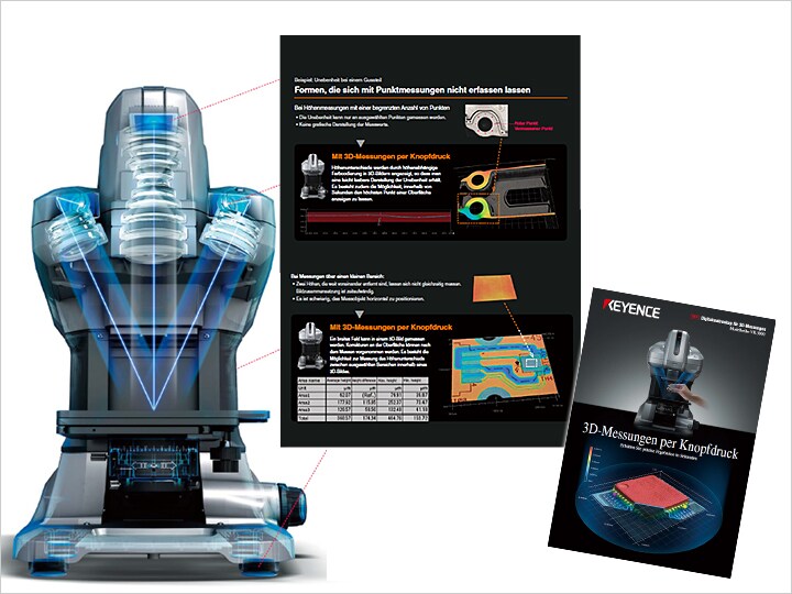 Modellreihe VR-3000 Digitalmakroskop für 3D-Messungen Katalog (Deutsch)