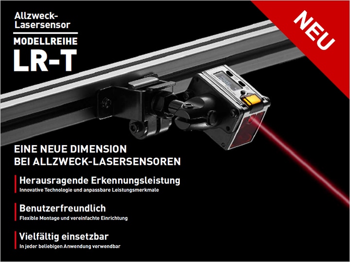 LR-T Series Self-contained TOF Laser Sensor Catalogue (German)
