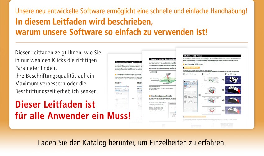Unsere neu entwickelte Software ermöglicht eine schnelle und einfache Handhabung! In diesem Leitfaden wird beschrieben, warum unsere Software so einfach zu verwenden ist!