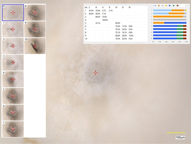 Die Mehrschicht-Funktion ermöglicht die Analyse von Fremdkörpern im Inneren von Tabletten, so dass diese nicht mehr mühsam entfernt werden müssen.