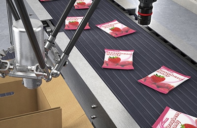 Verpackungssystem mit Delta-Robotern