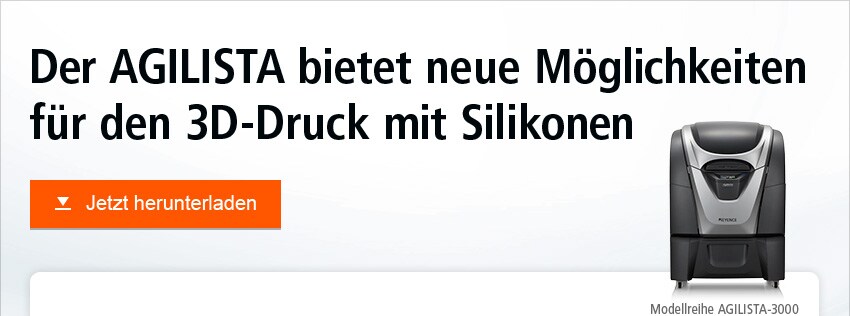 Der AGILISTA bietet neue Möglichkeiten für den 3D-Druck mit Silikonen 