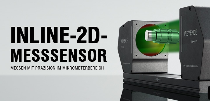 INLINE-2D- MESSSENSOR MESSEN MIT PRÄZISION IM MIKROMETERBEREICH