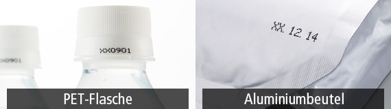 PET-Flasche/Aluminiumbeutel