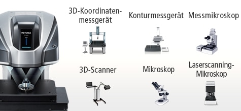 [3D-Koordinatenmessgerät] [Konturmessgerät] [Messmikroskop] [3D-Scanner] [Mikroskop] [Laserscanning-Mikroskop]