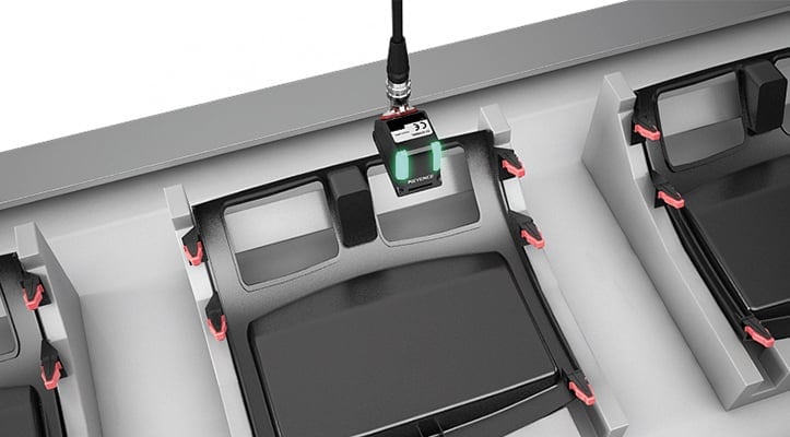 Endkontrolle der montierten Teilen