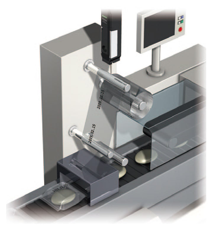 DRUCKEN MIT EINER MASCHINE FÜR KISSENARTIGE VERPACKUNGEN