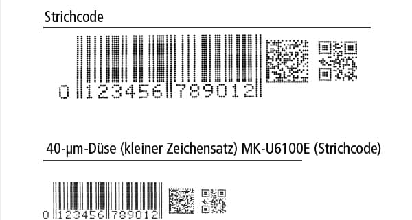 Beschriftungsbeispiele