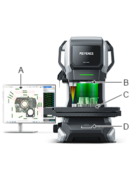 Digitaler Profilprojektor der Modellreihe IM-X1000