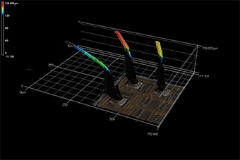 3D-Messungen von integrierten Schaltungen (ICs)