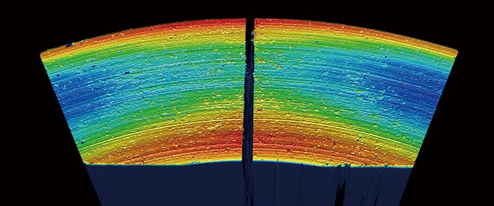 Vorteil 2: Messungen großer Flächen von bis zu 300 mm x 150 mm sind möglich