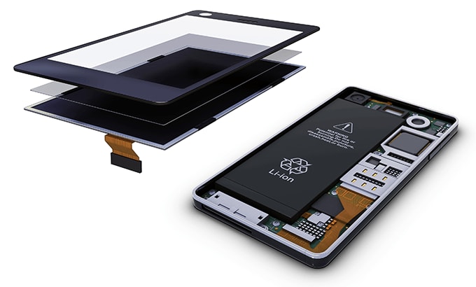 Beschichtungen in der Smartphone- und Tabletherstellung