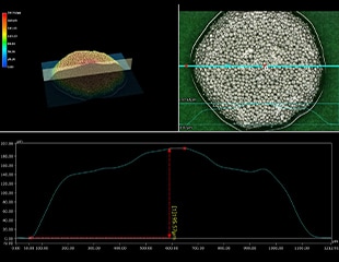 Betrachtung und 3D-Messung der Anwendungsbedingungen von Lotpaste