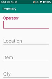 Beispielprogramm für eine Bestandsverwaltung