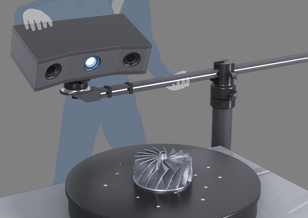 Herkömmlicher 3D-Scanner 