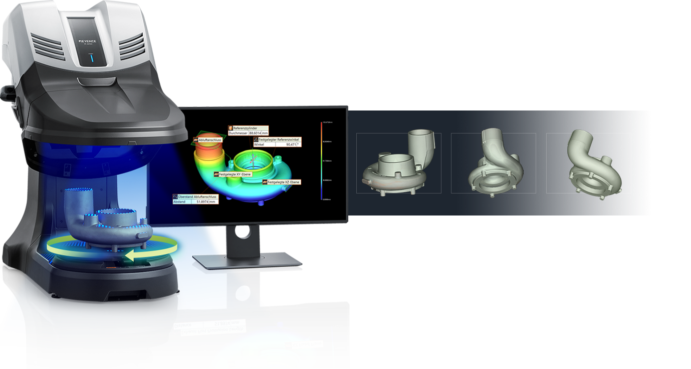 Intuitive 3DMessung mit rückführbarer Genauigkeit Optisches 3D