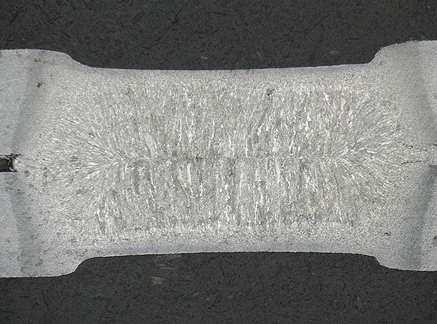 Querschnittsbetrachtung einer Lichtbogenschweißung