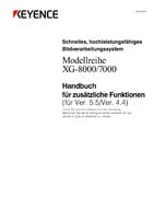 XG-8000/7000 Series Additional Functions Manual Ver.5.5/Ver.4.4