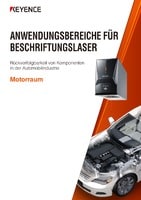 ANWENDUNGSBEREICHE FÜR BESCHRIFTUNGSLASER Rückverfolgbarkeit von Komponenten in der Automobilindustrie [Motorraum]