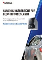 ANWENDUNGSBEREICHE FÜR BESCHRIFTUNGSLASER Rückverfolgbarkeit von Komponenten in der Automobilindustrie [Karosserie und Außenteile]