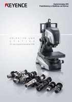 Digitalmikroskop VHX Produktkatalog zu Objektiven und Stativen