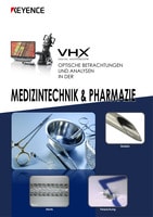 Modellreihe VHX Beschleunigung der Durchführung von Analysen in der Medizintechnik & Pharmazie