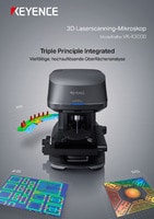 Modellreihe VK-X3000 3D Laserscanning-Mikroskop Katalog