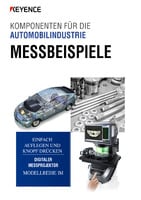 Modellreihe IM Komponenten für die Automobilindustrie: Messbeispiele