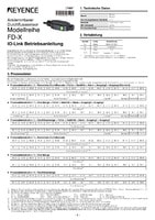 Modellreihe FD-X IO-Link Betriebsanleitung