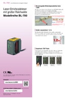 Modellreihe BL-700 Laser-Strichcodeleser mit großer Reichweite Katalog