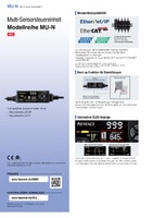 Modellreihe MU-N Multi-Sensorsteuereinheit Katalog