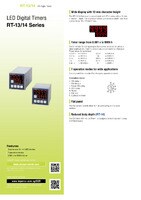 Modellreihe RT LED-Timer Katalog
