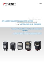 SR-X300/X100/5000/2000/1000 Series MITSUBISHI Q SERIES Connection Guide: Ethernet PLC Link Communication CPU Port