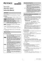 SR-BX1/BX2 Betriebsanleitung