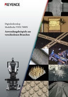 Digitalmikroskop Modellreihe VHX-7000N Anwendungsbeispiele aus verschiedenen Branchen