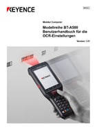Modellreihe BT-A500 Benutzerhandbuch für die OCR-Einstellungen