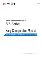VS Series Easy Setup Guide EtherNet/IP® Edition (MELSEC iQ-R Series Via link unit)
