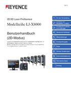 Modellreihe LJ-X8000 Benutzerhandbuch (2D-Modus)