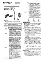 Modellreihe GT2-70 Betriebsanleitung