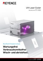 Modellreihe FP-1000 UV-Laser Coder Katalog
