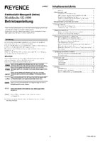 Modellreihe SK-1000 Betriebsanleitung