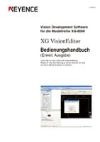 Modellreihe XG-8000 XG VisionEditor Referenzhandbuch Hilfsprogramme (Deutsch)