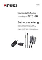 Modellreihe GT2-70 Benutzerhandbuch (Deutsch)